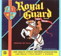 Royal Guard - LAKE WALES, Polk County Florida Label