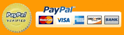 This site accepts PayPal - Verified Member - If you would like to mail a payment, use our FAQ page for information