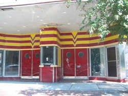 Entrance to the Old Rex Theatre