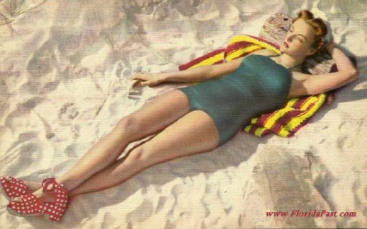 Oh those Relaxing Days of Cypress Gardens Soft Sands of FloridaPast