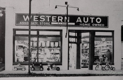 R.C. Barnes Western Auto Store GROVELAN - Knock on the door to enter yesteryear